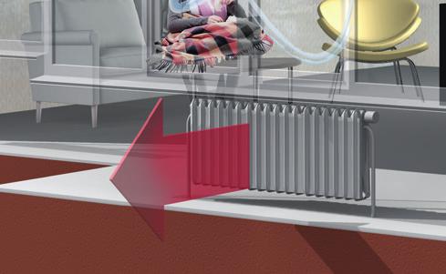SkamoWall zlepšuje izolaci a brání chladnému proudění z vnější stěny, což snižuje tepelné ztráty a zvyšuje komfort.