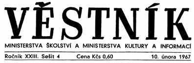 Příloha: Věstník MŠ