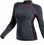 : M-XXL/S-XL 60 % nylon, 32 %, 8 % spandex ploché švy termo COOLMAX /XS-XL 92