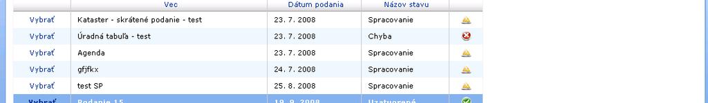 epodanie Elektronické podanie v prostredí portálovej aplikácie mesta Integrácia na evidenčné agendy