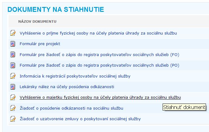 Verejná časť Dokumenty na stiahnutie 2.10.2013 2.