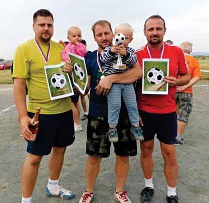 V nohejbalu se utkalo 5 družstev: 1. Tři K - Václav Kučera, Tomáš Kučera, Jan Kapounek 2. Polibek hrocha - Honza Kubala, Pavel Honsnejman, Lukáš Jiruška 3.