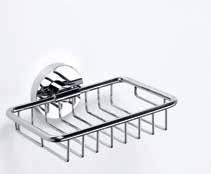 OMEGA Mýdlenka skleněná Soap dish holder Seifenablage mit Glasschale Мыльница стеклянная 110 x 55 x 129 mm 104108042 Mýdlenka obdélníková Soap dish