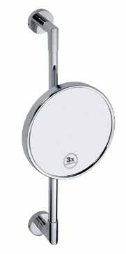 Závěsné kosmetické zrcátko s LED osvětlením Cosmetic bath mirror with LED light Rasier- und