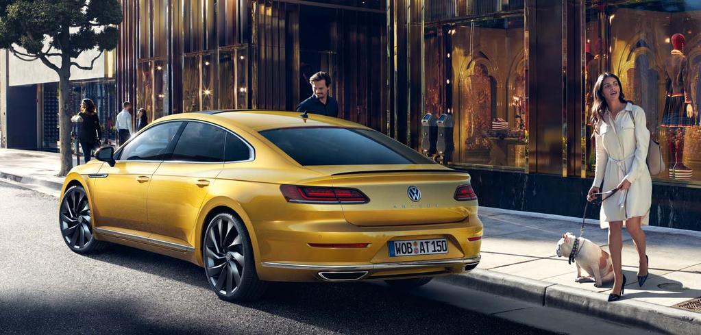 Arteon R-Line Design nového vozu Arteon R-Line zaujme od výrazné přední partie až po silově modelovanou záď.