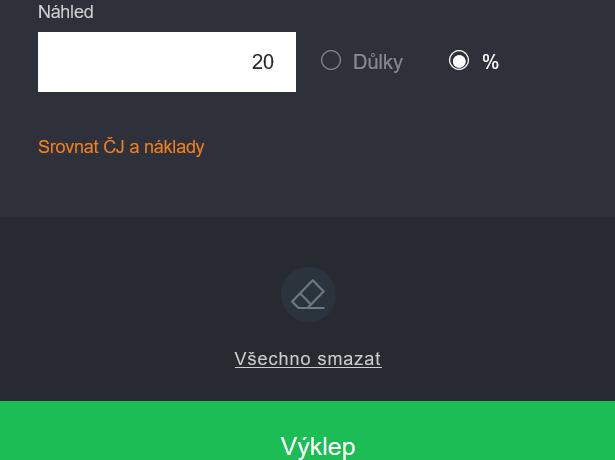 4.3. POŠKOZENÍ OD KRUP DŮLKY (metoda AudaHail) Vzorec na výpočet poškození od krup slouží na výpočet nákladů na opravu