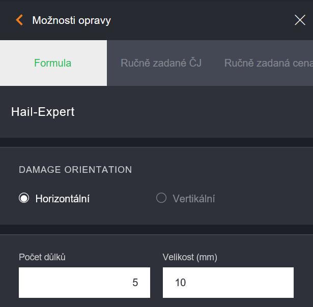 Hodnoty lze případně zadávat ručně v záložkách ČJ uživatelsky, nebo Cena uživatelsky.
