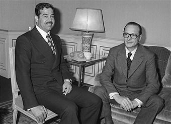 3. Saddám Husajn a Jacques