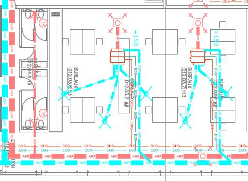 Distribuce vzduchu obrazy proudění Stropní anemostaty praktické zkušenosti Typický projekt VZT kanceláří se