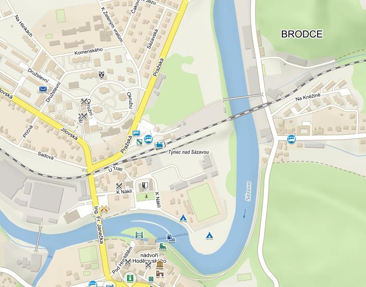 Obrázek 7 Nejméně bezpečné místo ve městě, Týnec nad Sázavou, 2018 Dům č.