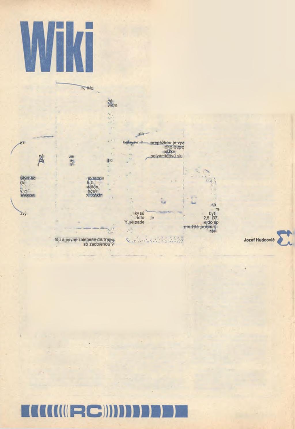 RC model na motor 2,5 cm3 Wiki je vhodný pre modeláro 'jdsi chcú s RC modelom zalietať rekreačne.