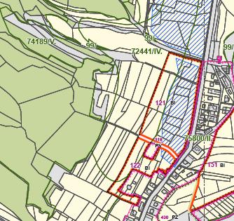 Podle BPEJ jde o plochy ve II. a IV. třídě ochrany ZPF.