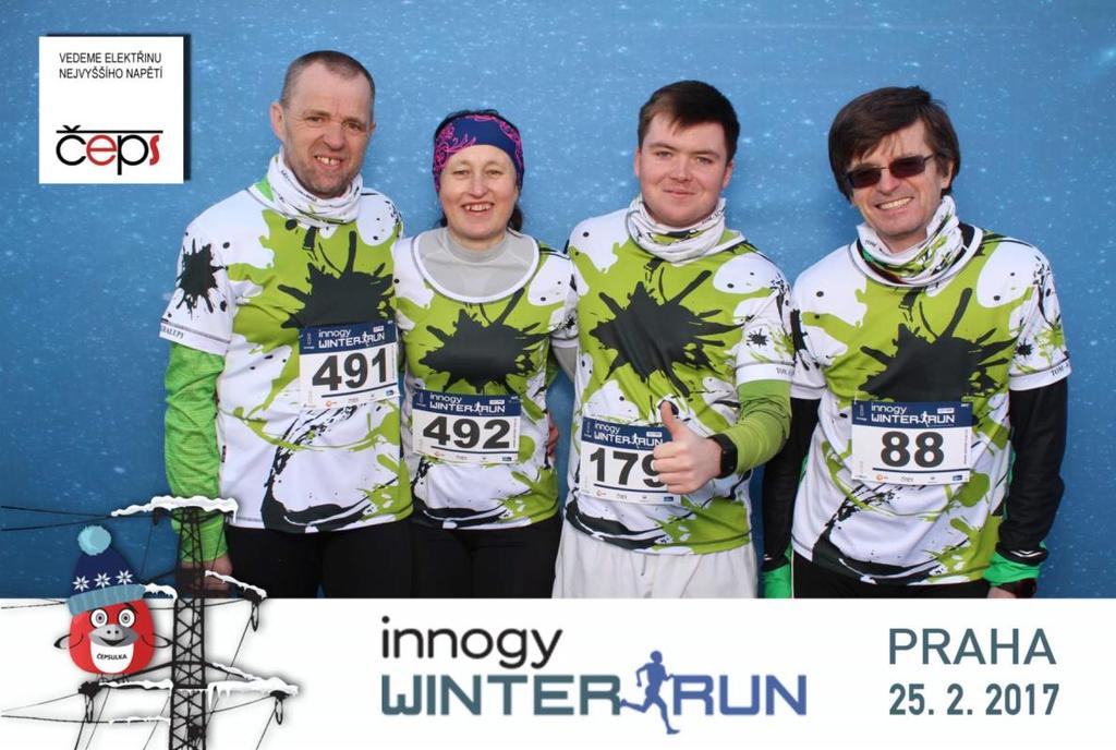 BĚH Winter run 2017 V sobotu 25. února 2017 se uskutečnil v Praze na Ladronce běh Winter run - Praha 2017. Z oddílu vyrážíme 4 - Eda F., Kaďa, Romíšek a Zdeněk - všichni běžíme trať 8,4 km.