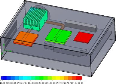 15 SOLIDWORKS Flow Simulation Tato kapitola obsahuje následující témata: Lišta barev Průzkumník součástí Volný povrch Kompletní šablona Prognóza hlučnosti Popisy obrázků Sektorová periodicita