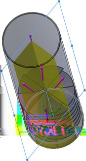 SOLIDWORKS Flow Simulation Sektorová periodicita Software umožňuje simulovat problémy se sektorovou periodicitou včetně rotace a vedení tepla v pevných látkách.