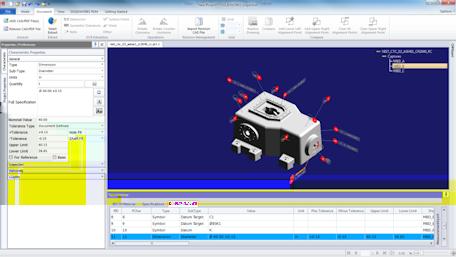 SOLIDWORKS Inspection Podpora 3D souborů Software umožňuje otevřít a importovat 3D soubory z jiných CAD systémů přímo do kontrolního projektu.