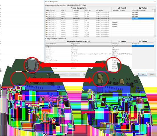 SOLIDWORKS PCB Zjednodušuje a urychluje proces vytváření symbolů, zejména pro velká schématická zařízení. Je nakonfigurován k použití s tabulkovými daty založenými na mřížce.