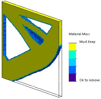 SOLIDWORKS Simulation Zobrazení výsledků 1. Klikněte v okně Výsledky dvakrát na možnost Hustota materiálu 1(-hustota materiálu).