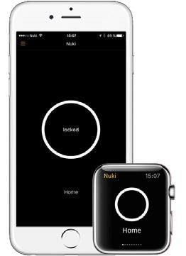 Lock n Go Funkciou Lock n Go za vami Smart Lock bezpečne zamkne bez toho, aby ste museli otvárať aplikáciu. Integrácia šikovných hodiniek Nuki App existuje pre Apple Watch aj hodinky s Androidom.