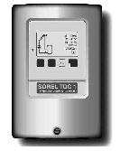 7.2 Solární regulátor SOREL TDC 1 a TDC 3 Solární regulátor SOREL TDC1 je určen pro jednoduché solární soustavy s jedním spotřebičem a jedním dodatkovým zdrojem tepla nebo pro obdobné aplikace jak je
