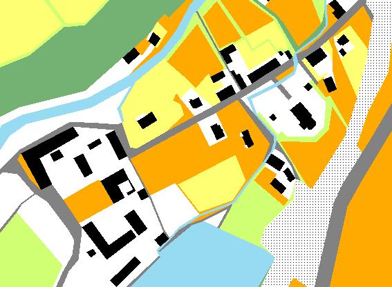 ZPRACOVÁNÍ MAPOVÝCH PODKLADŮ 4.3.1 Vektorizace v ArcGIS Pro samotnou vektorizaci byl využíván Editor.