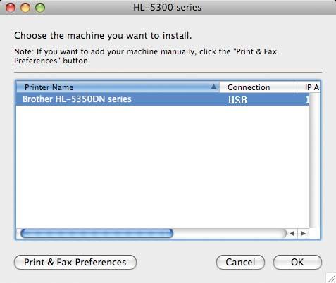 USB Macintosh Uživatelé USB rozhraní a 6 Tiskárnu připojte k počítači Macintosh a nainstalujte ovladač Odstraňte štítek chránící konektor USB rozhraní.