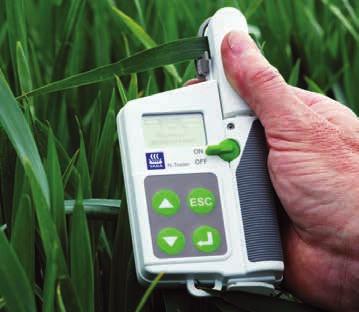 N-Tester společnosti Yara je nástroj pro měření aktuální potřeby dusíku u rostlin a umožňuje tím přizpůsobení dávek hnojiv.