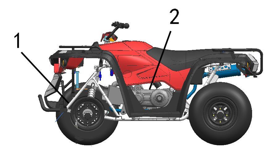 Záznam identifikačních čísel Čtyřkolky Linhai jsou opatřeny dvěma identifikačními čísly - identifikačním číslem vozidla (VIN) a výrobním číslem motoru.