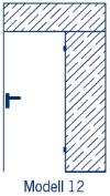 krytek, montované Volitelné, jako příplatek k Modelu 01 2 střední díly pantů V 4400 WF 194 Zesílení protiplech, nikl stříbro, montovaný 463