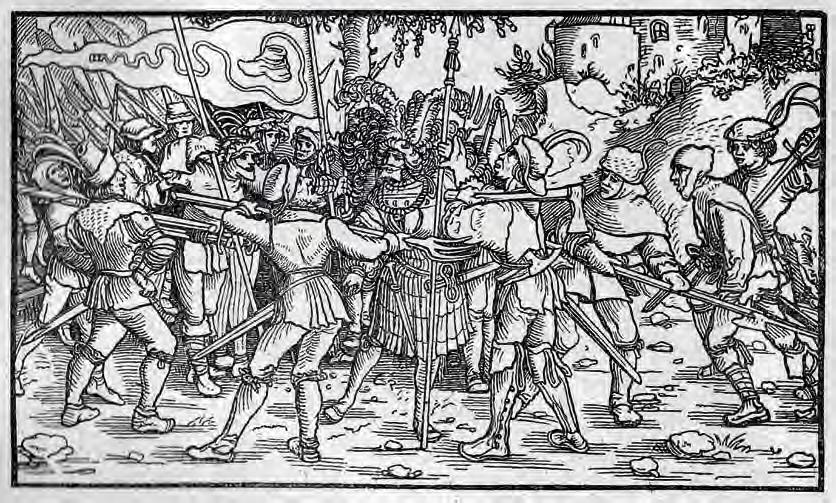 horníků v roce 1525 Zavraždění rytíře selskými vzbouřenci přes hodinu. Horní hejtman věřil, že se mu podaří horníky uklidnit, ale se zlou se potázal a hněv povstalců se obrátil přímo proti němu.