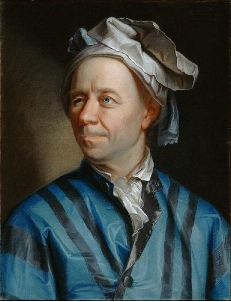 6. Odvození Eulerova vzorce užitím součtových vzorců 6.1 Leonhard Euler Leonhard Euler, švýcarský matematik a fyzik, se narodil 15. dubna 1707 v Basileji a zemřel 18. září 1783 v Petrohradě.