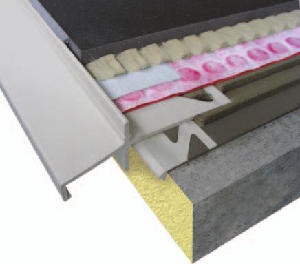 ve dvou vrstvách Stávající železobetonový stropní panel Fasádní omítka - systém EXCLUSIV DRAIN: Ochranný filtr Kera - Filter Styrodur tl. 20 mm min.