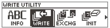Editace: Uložení patche Chcete-li uložit vytvořený patch, uložte jej jako user patch, dle níže uvedeného postupu.