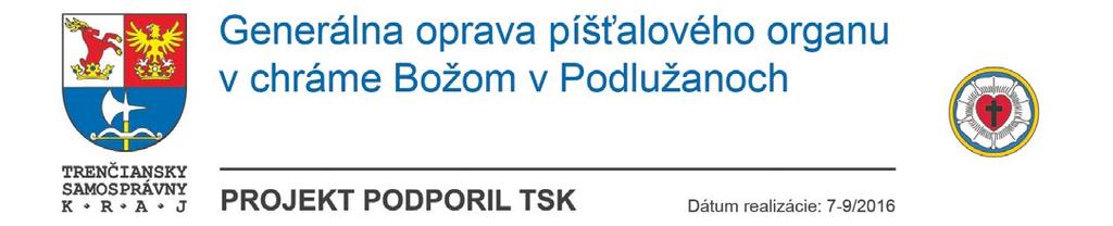 pedálnice. Generálnu opravu realizovala firma Radoslav Bednár z Popradu. Odovzdanie a kolaudácia sa uskutočnila 20.9. 2016.