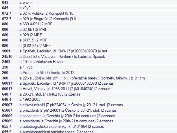 Deset let s Václavem Havlem / Ladislav Špaček. -- 1. vyd.. -- Praha : Mladá fronta, 2012. -- 226 s., [24] s. obr. příl. : il.