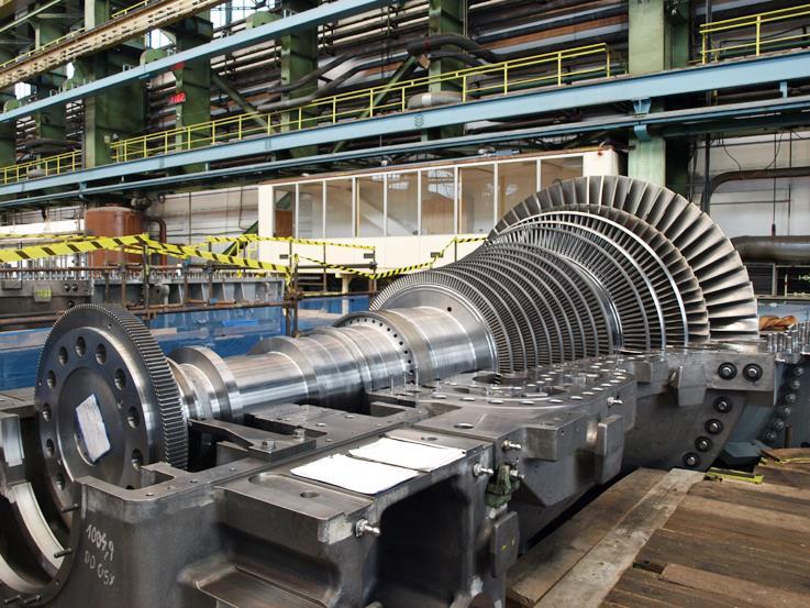2 Výroba turbín Jak již bylo naznačeno v organizační struktuře úseku Turbíny v předchozí kapitole (obrázek 10), tak se výroba dělí na výrobní provozy.
