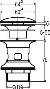 připojení DN 32 mm Trubkový zápachový uzávěr