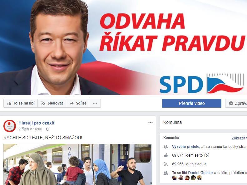 Stránka také nabádala své fanoušky ke klikání do online anket s tím, že trénuje svoji