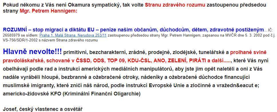 Každý pátý je přeposílá dál, vyplývá z průzkumu organizace Elpida a Nadace O2.