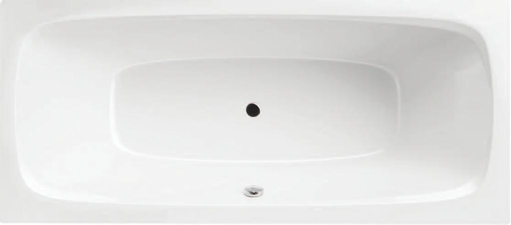 1800 x 800 13 830 CZK / 548,60 EUR BEVEL DESIGN: JAROSLAV JUŘICA BEVEL 180 x 80 je pohodlná, funkční a krásná vana.