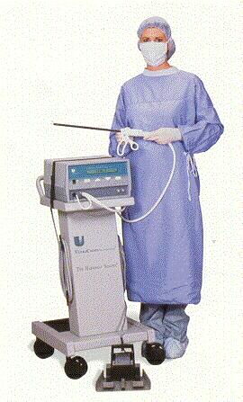 unipolární, bipolární CO2 laser - KTP, YAG laser se neužívá pro