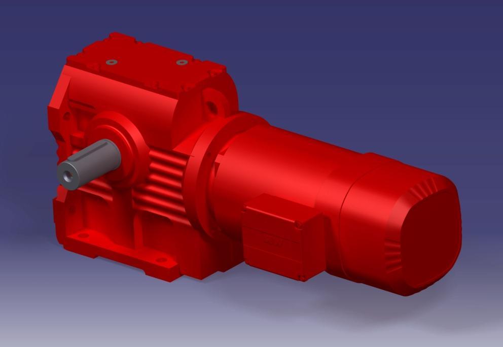 Obr. 6 Převodový elektromotor SEW Eurodrive S97DRE160M4BE0 Tab.
