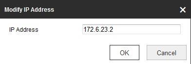 129 (3) Kliknutím na OK dokončíte přidání. Ú prava adresy IP (1) Klikněte levým tlačítkem myši na adresu IP ve filtrovaném seznamu a poté na tlačítko Modify. (2) Upravte adresu IP v textovém poli.