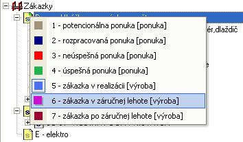 1 NAJVÝZNAMNEJŠIE ZMENY 1.1 Prehľad fáz stavieb a stavov zákaziek V Zozname zákaziek môžeme hneď na prvý pohľad vidieť, v akom stave sú jednotlivé zákazky a v akej fáze sa nachádzajú celé stavby.