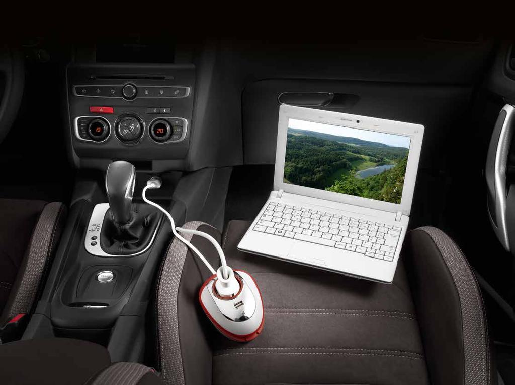Video sada CITROËN upevněná na předních opěrkách hlavy jim