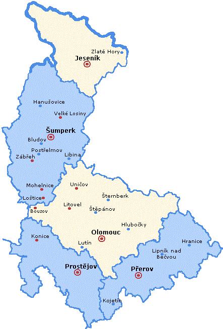 STATISTICKÉ ÚDAJE 6 DEMOGRAFICKÉ ÚDAJE Olomoucký kraj Počet obyvatel 634 208 Rozloha 5 267 km 2 Hustota osídlení 120,6 obyvatel/km 2 Počet obcí 402 DEMOGRAFICKÉ ÚDAJE V JEDNOTLIVÝCH OKRESECH