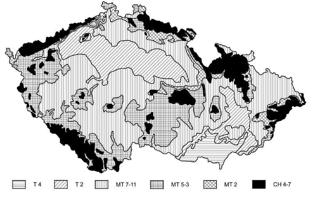 KRAJSKÉ KOLO kategorie C Klimatické oblasti Česka REŠENÍ ˇ Zdroj: Quitt, E. (1971): Klimatické oblasti Československa. Academia, Praha, 73 s.