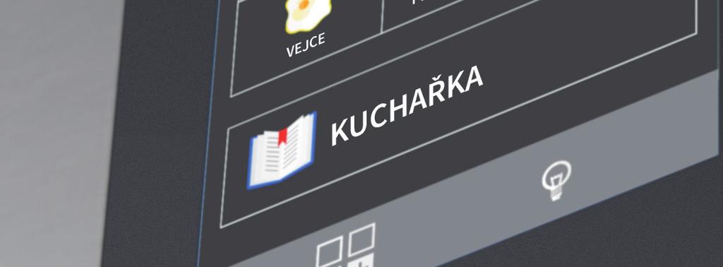 Dotykový panel Barevná dotyková obrazovka s intuitivním ovládáním Dotykový displej dá vá už ivateli daleko ví ce mož ností jako nahrá vat a programovat rozdí lné fá ze