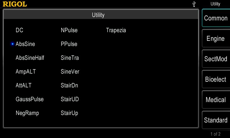 2. Výběr určitého kanálu ke kopírování dat (Direction) Stiskněte tlačítko Utility a zvolte CH Copy Direction.