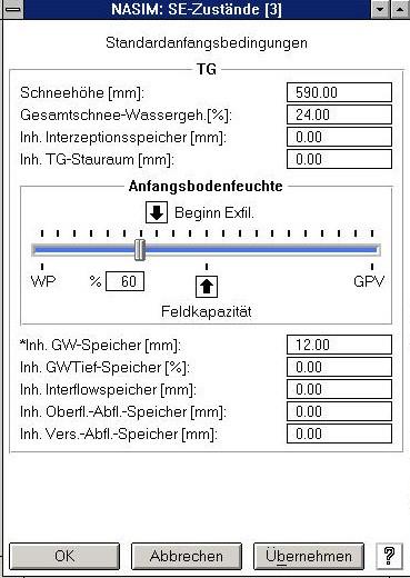 PRŮBĚH A VÝSLEDKY SIMULACÍ Obr. 64: Nastavení vstupních podmínek simulace (NASIM, 3.0) Před spuštěním simulace zbývá ještě zadat její parametry, tedy určit metodiku výpočtu.